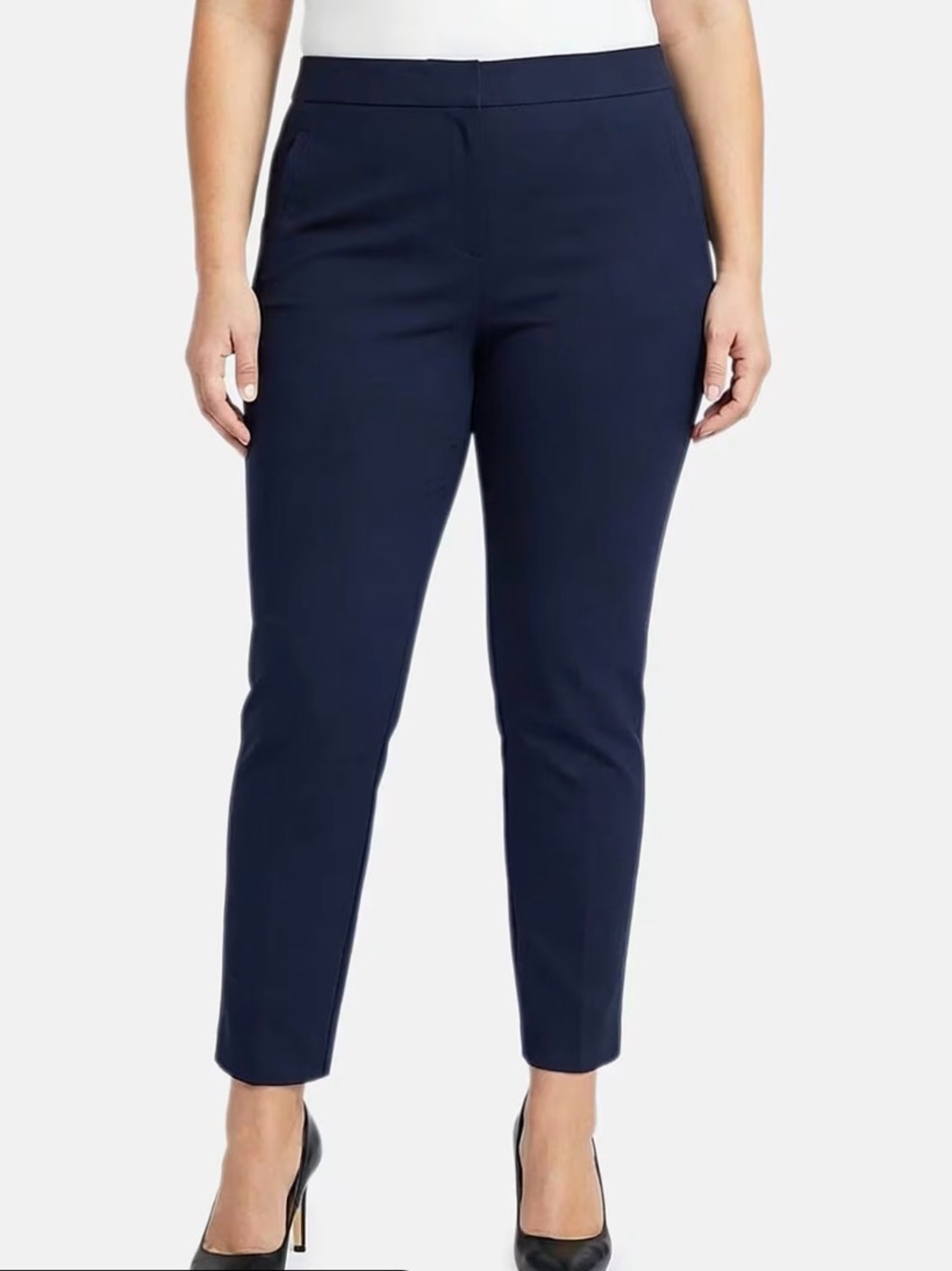 Counterparts Navy Cropped Ankle Pants